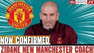  SHOCKINGZINEDINE ZIDANE OFFICIALLY ANNOUNCED NEW MANCHESTER UNITED MANAGER -----With The Lineup