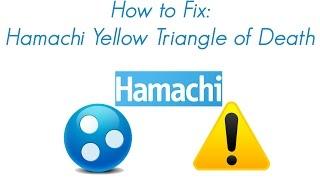 How To Fix: Hamachi Yellow Triangle of Death