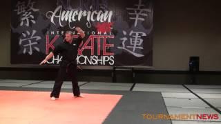 Jeff Doss Creative Forms at North American International Karate Championship 2013