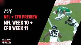 Football Preview: NFL Week 10 and CFB Week 11 | NFL Podcast