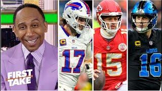 FIRST TAKE | Stephen A. explains why he has Chiefs threepeat over Lions, Bills win 1st Super Bowl