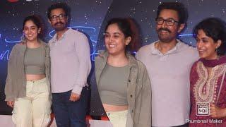 Amir Khan Along with Daughter at the Red carpet for jio studio’s event of celebration 