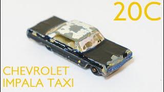 MATCHBOX restoration: No. 20C Chevrolet Impala Taxi - DIECASTRESTOS