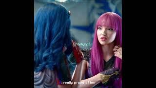 His Face  #shorts #descendants #mal #evie #carlos #jay #kaledits #desvampire