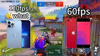 IPhone Se 2020 Vs IPhone 13 pro max in 2023 | PUBG MOBILE |