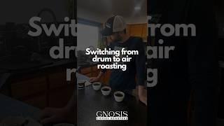 Switching from drum roasting to our Typhoon 2.5 kg Air Roaster #airroasting