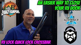 The Ultimate Hack For Easily Shutting Your Rv Door | RV Lock QuickLock Screen Crossbar Install