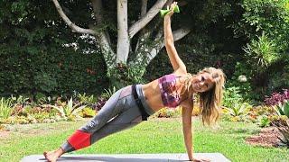 30 min Pilates Workout with Weights - Day 8 of Powerful Pilates - Lean & Strong in 30 Days