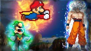 [MUGEN] Super Better Luigi And Super Better Mario VS Blizzard Goku