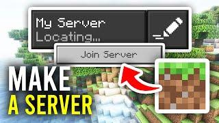 How To Make A Minecraft Bedrock Server For FREE - Full Guide