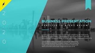 How to create BUSINESS slide design in PowerPoint? Tutorial 2020