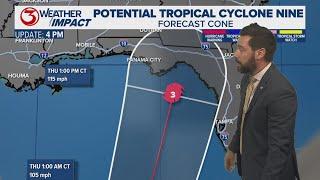 TROPICAL UPDATE: Potential Tropical Cyclone Nine forecast to strengthen to a major hurricane in the