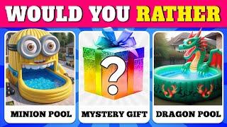 Would You Rather - MYSTERY Gift Edition  Quiz Rainbow