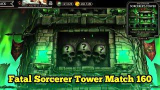 MK Mobile Fatal Sorcerer Tower Match 160 Boss Battle