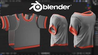 Blender 4.2: Make A Shirt Tutorial - Cloth Sewing