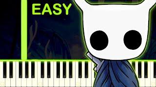 HOLLOW KNIGHT THEME - EASY Piano Tutorial