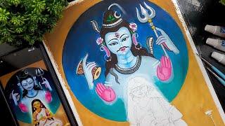 Lord Shiva Drawing/ Shivratri Drawing/Mahadev Drawing/ Easy Drawing for Beginners/Creative Prasanta