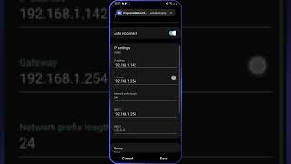 Change DNS server settings on Android (Samsung S20)