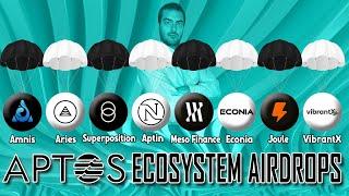 Aptos & Ecosystem Airdrops!! 10 #airdrops in 1 Video!!! #crypto #airdrop