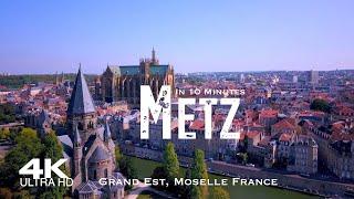 METZ 2024  Drone Aerial 4K | FRANCE Grand Est Moselle