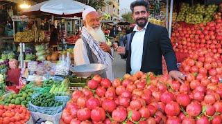 Afghanistan fresh fruits, گزارش منصور، خشت هوختیف کابل،میوه تازه افغانستان