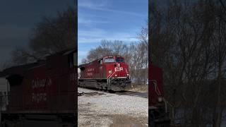 Single unit CP train heads south!