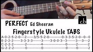 PERFECT (Ed Sheeran) Fingerstyle Ukulele TUTORIAL