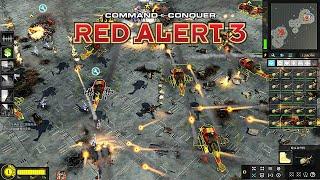 Red Alert 3 Generals2 Remastered MOD GLA Vs EU | When There is NO POWER PLANT!!!