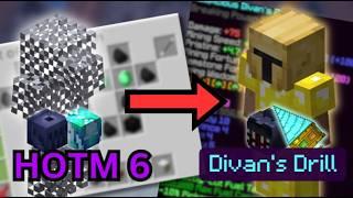 I Went From HOTM 6 to a Divan's Drill - Hypixel Skyblock Movie