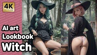 4k ai art | Witch | 마녀 #ai #aiart