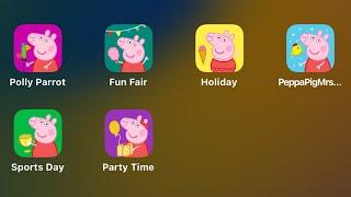 Peppa Pig in Italiano - Peppa Pig: Polly Parrot,Peppa Pig: Theme Park,Peppa Pig: Holiday,Sports Day