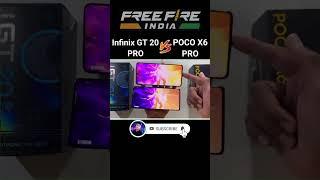 infinix GT 20 pro vs poco x6pro | Ravi gamers #shorts