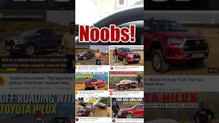 AUTO NOOBS | Toyota Hilux #shorts