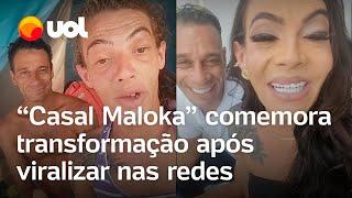 'Casal Maloka' comemora transformação após viralizar nas redes sociais mostrando rotina na rua