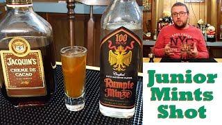 Junior Mint Shot w/ Rumple Minze - Making Drinks From Pinterest