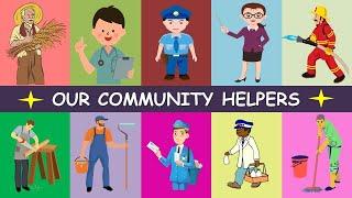 Our Helpers, Community Helpers for kids, Our Helpers Activity, Our Helpers Name, Peoples Who Help Us