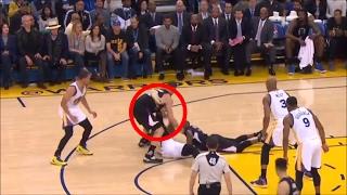Draymond Green Kicks Blake Griffin -Dirty Play?