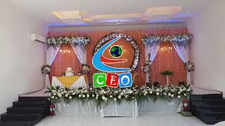 Best Wedding Reception Decorations Chennai | Simple and Elegant Wedding Reception Stage Decoration