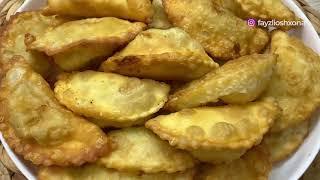 Chebureki with Potatoes (Deep Fried Potato Dumplings)