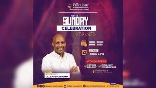 SUNDAY CELEBRATION SERVICE WITH REV.CADEAU GISA//22ND/06/2025