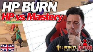 In-depth comparison between HP and MASTERY on HP BURNERS [Infinite Magicraid]