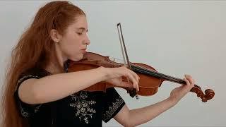 GIGUE | Bach Suite n°2 in D minor BWV 1008 | Mercedes Graz Violist