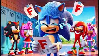 Sonic The Hedgehog 3 Animation // Sonic low score makes him criticized by his friends | Sonic Prime