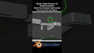 Blender Bridge Overpass 3D Modeling Workflow #blender #tutorial #3dmodeling #bridge #overpass