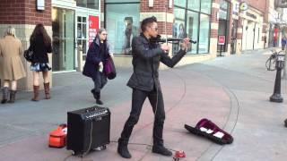 Downtown Spokane Street Musician Bryson Andres