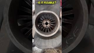 IS IT FIXABLE???‼️ **CRAZY BENT WHEEL*** #shorts