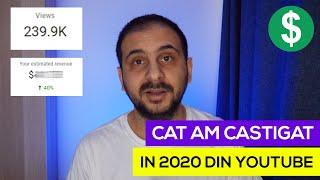 Cat am castigat din YouTube in 2020 (cu 239k views)