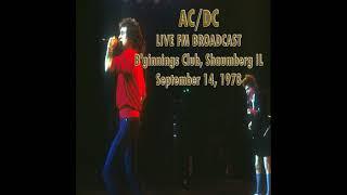 AC/DC - LIVE B-Ginnings, Schaumburg, Il, USA, September 14, 1978 (Enhanced FM Broadcast).