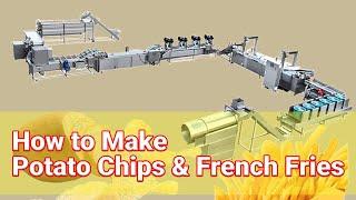 Potato Chips French Fries Production Line-Romiter Machinery