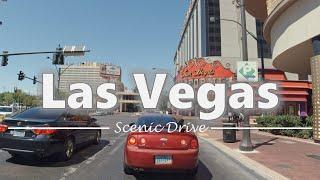 Driving in Downtown Las Vegas, Nevada - 4K